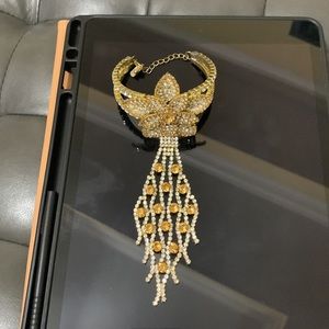 🤩Ancient Islamic Ottoman Bronze Bracelet
Engraving With Stones Flowers